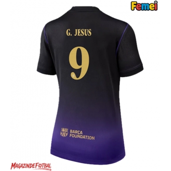 Barcelona Gabriel Jesus #9 Tricou Fotbal Replică 2026-27 Femei Deplasare